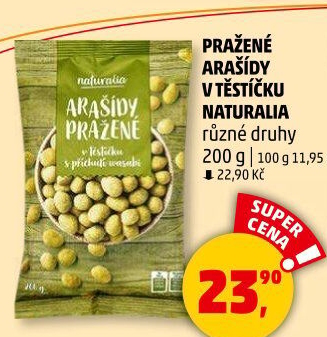 Arašídy v těstíčku Naturalia