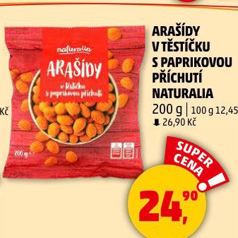Arašídy v těstíčku Naturalia