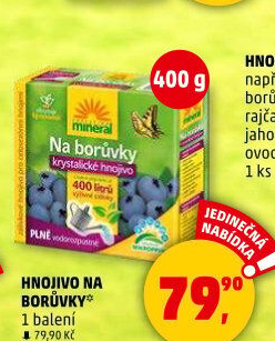 Hnojivo na borůvky Mineral Forestina