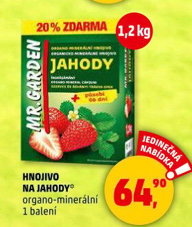 Hnojivo na jahody Mr. Garden Agro