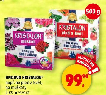 Hnojivo pro plod a květ Kristalon
