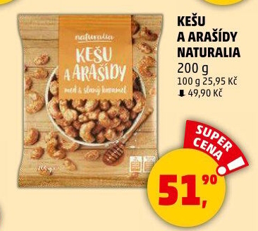 Kešu a arašídy Naturalia