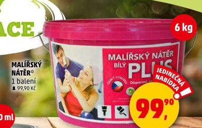 Malířský nátěr Malíř Plus