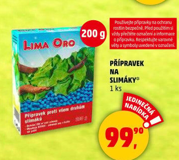 Přípravek proti slimákům Lima Oro