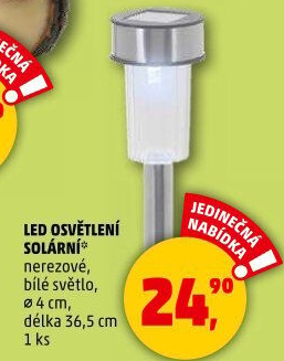 Solární LED svítidlo