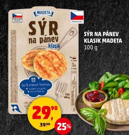 Sýr na pánev Madeta