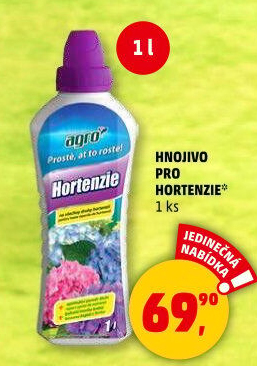 Tekuté hnojivo pro hortenzie Agro