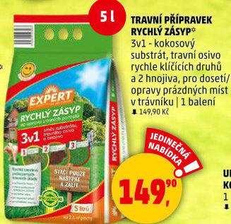 Travní směs Rychlý zásypExpert Forestina