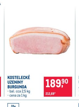 Kostelecké uzeniny Burgunda