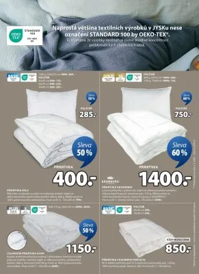 akční leták Jysk 23.4.2025-27.5.2025