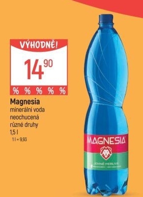 Přírodní voda Magnesia