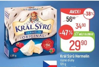 Sýr Hermelín Král sýrů