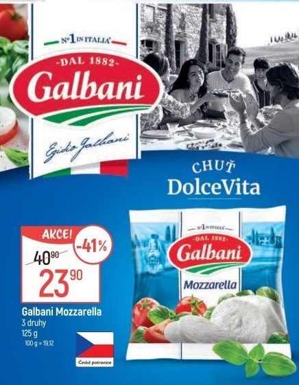 Sýr Mozzarella Galbani