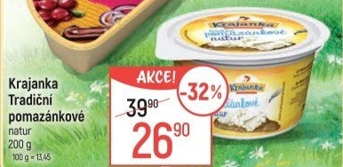 Tradiční pomazánkové Krajanka