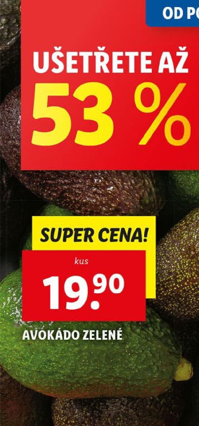 Avokádo zelené
