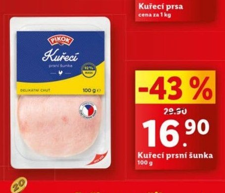 Kuřecí prsní šunka