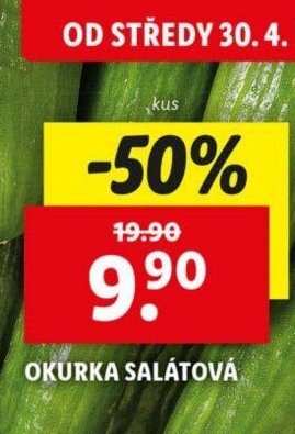 Okurka salátová