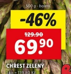 Chřest zelený