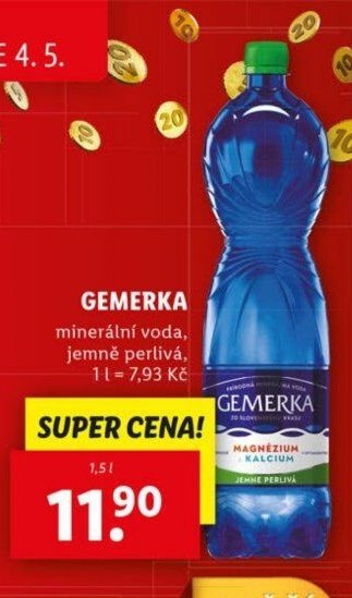 Gemerka minerální voda