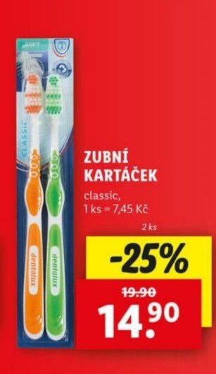 Zubní kartáček classic