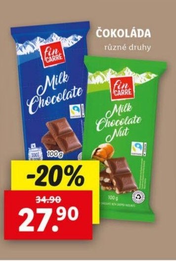 Fin Carré čokoláda