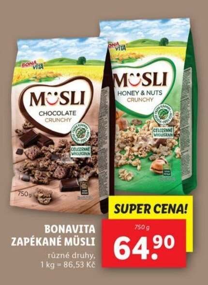 Bonavita zapékané müsli