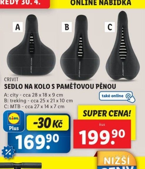 CRIVIT SEDLO NA KOLO S PAMĚŤOVOU PĚNOU