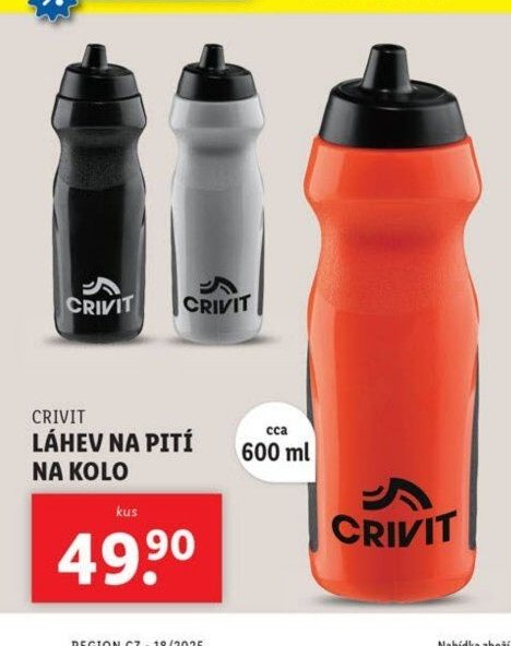 Crivit Láhev na pití na kolo