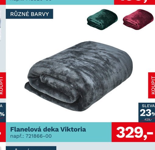 Flanelová deka Viktoria