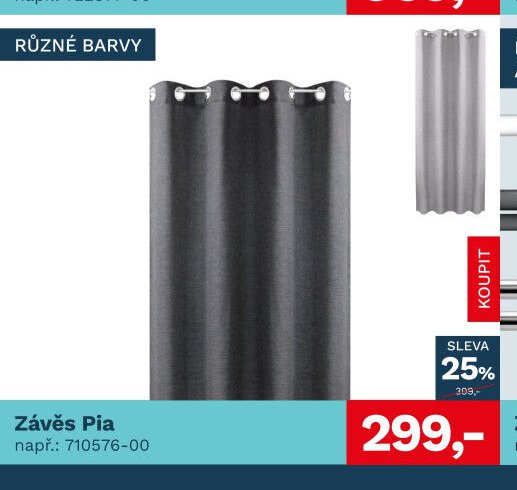 Závěs Pia