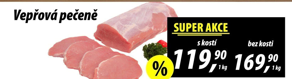 Vepřová pečeně s kostí