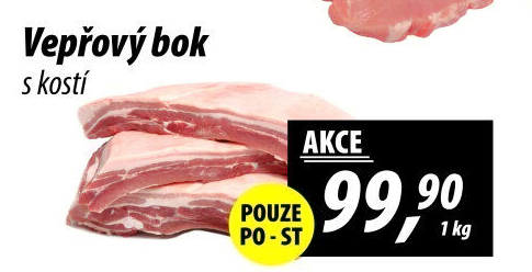 Vepřový bok s kostí