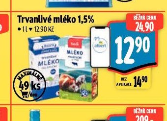Trvanlivé mléko 1,5%