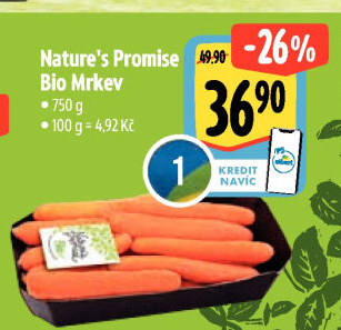 Mrkev bio Nature'