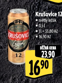 Pivo světlý ležák Královský 12° Krušovice