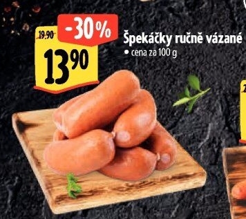Špekáčky ručně vázané