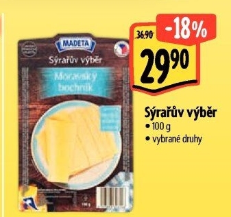 Sýr Sýrařův výběr Madeta