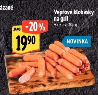 Vepřové klobásky na gril