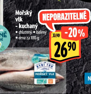 Vlk mořský kuchaný Albert