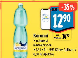 Voda ochucená Korunní