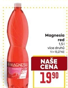 Minerální voda Magnesia Red