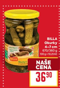 Okurky Billa
