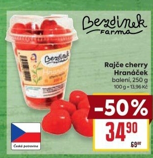 Rajčata cherry Farma Bezdínek
