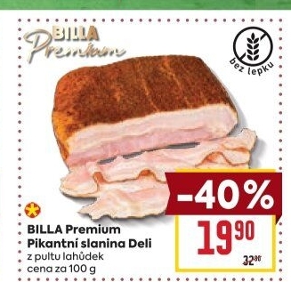 Slanina pikantní Deli Billa Premium