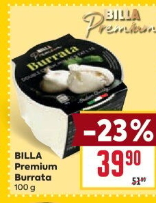 Sýr Burratta Billa Premium