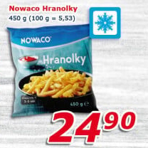 Hranolky mražené Nowaco