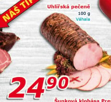 Pečeně uhlířská Váhala