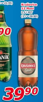 Pivo světlý ležák Královský 12° Krušovice