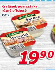 Pomazánky Krajánek