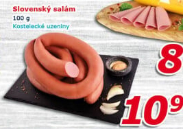 Salám slovenský točený Kostelecké uzeniny